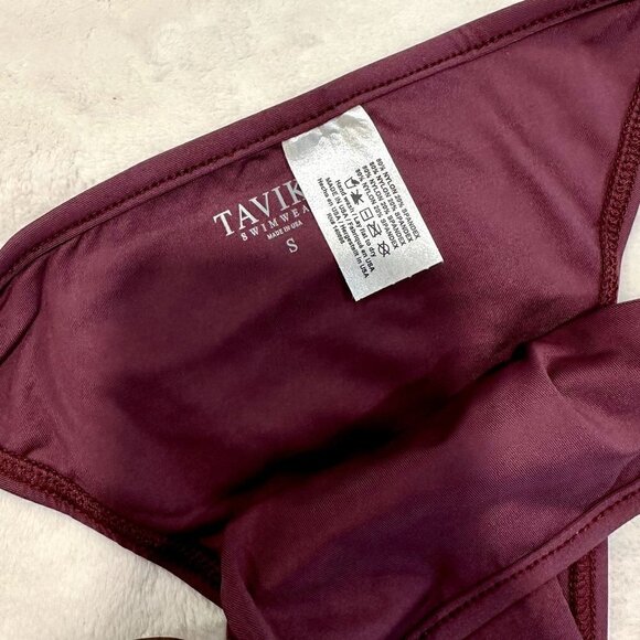 NWT Tavik Antic Moderate Swim Bottom in Merlot - Small - Picture 3 of 7